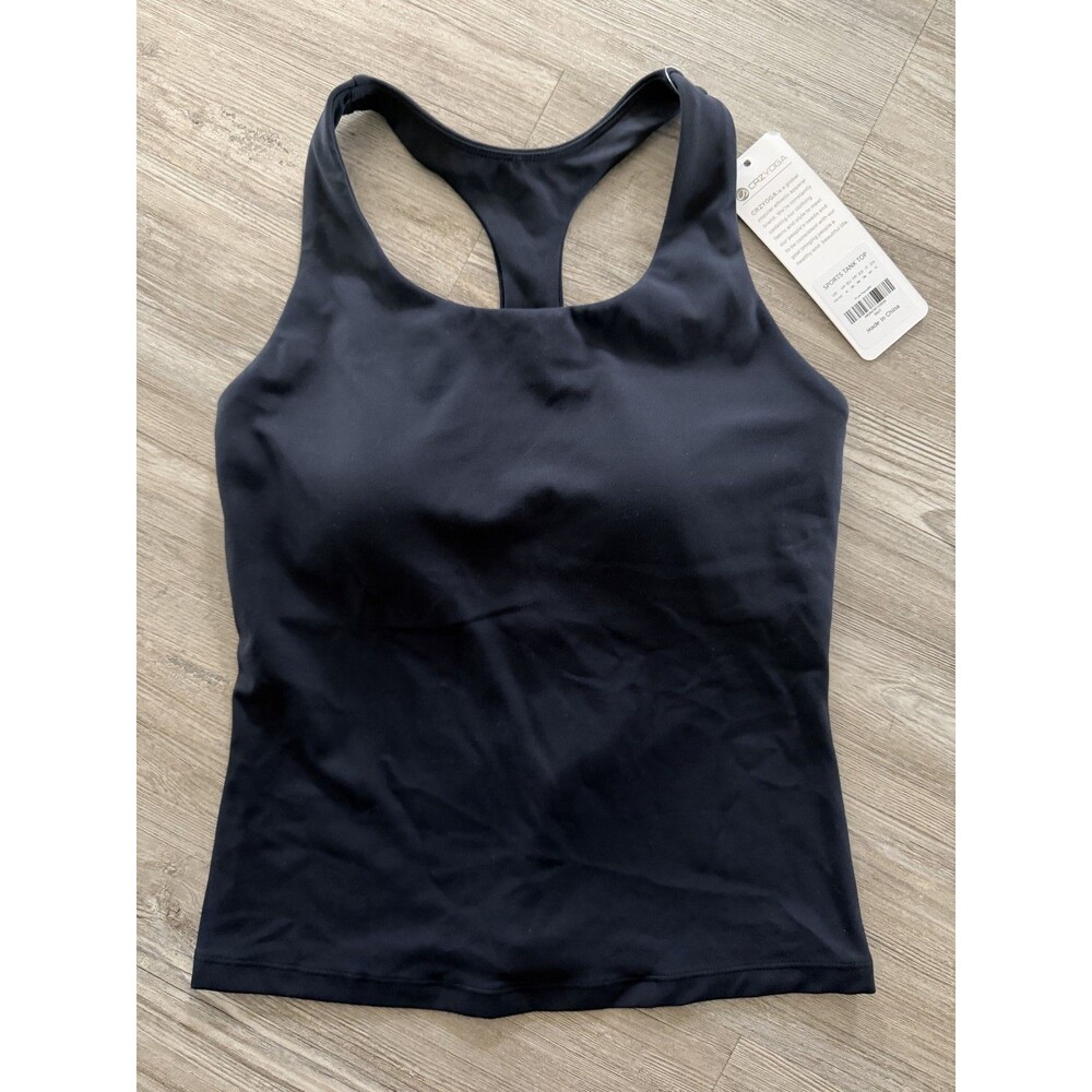 CRZ Yoga NWT Shelf Bra Tank Navy Medium